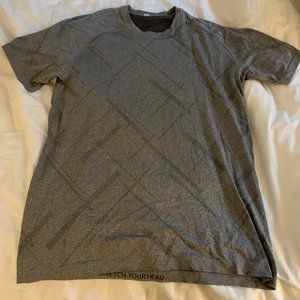 Lulu Lemon Grey Metal Vent Tech